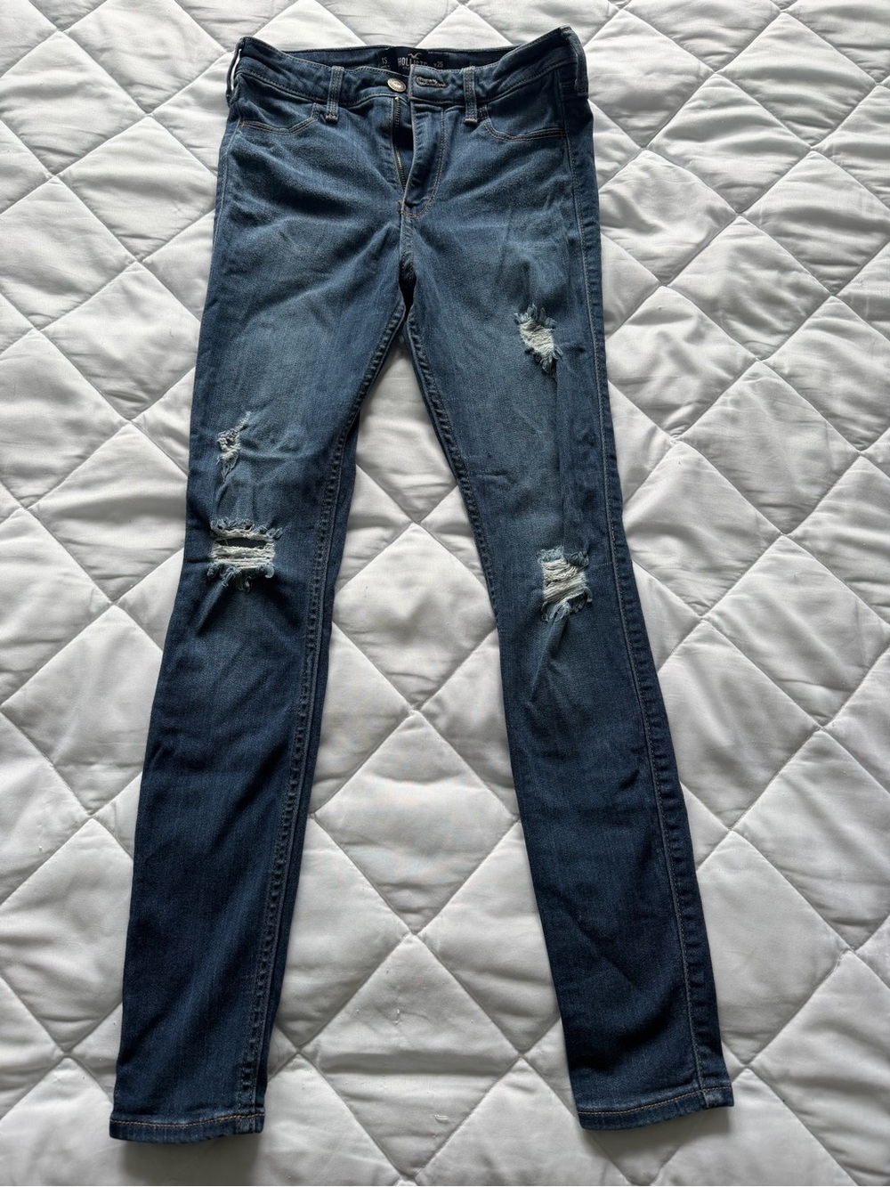 Hollister Dark Blue Skinny Jean Leggings